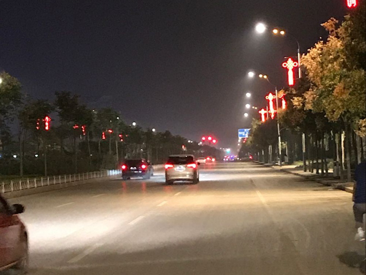 菏澤市鄆城縣水滸路、金河路照明改造