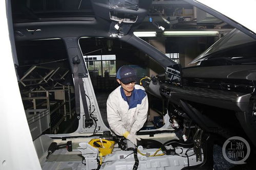 汽車工廠生產忙